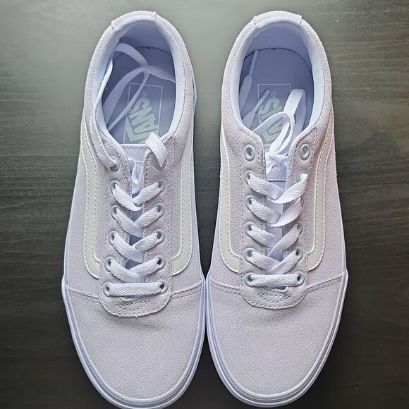 Vans Women's Ward Platform Mono Suede Shoe Lt. Blue Size 8.5 - Picture 2 of 9